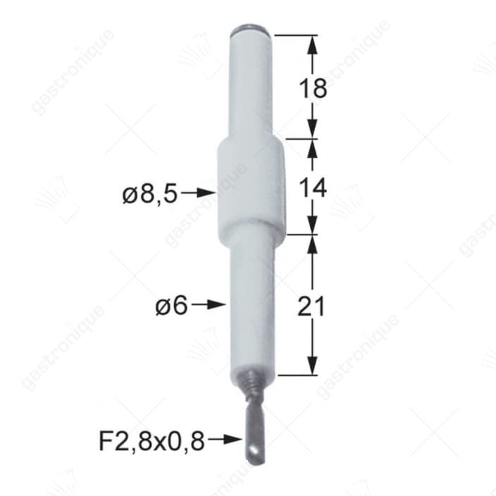bougie ontstekingskabels rond ø 5/8x52mm