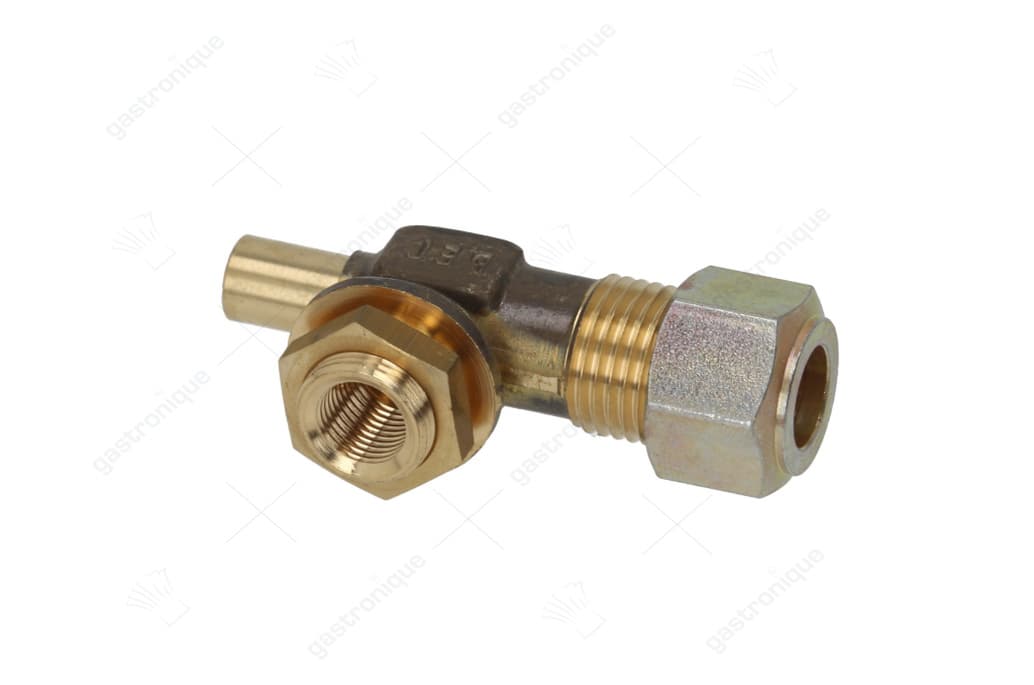 inspuiterhouder sproeieruitvoer M10x1 pijp ø 10mm gasingang M16x1,5 gasuitgang M14x1