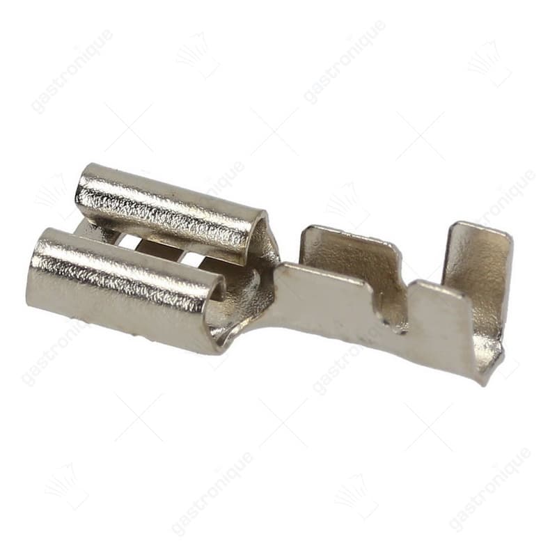 vlaksteker 6,3 mm ø 1 - 2,5 mm (100 stuks)