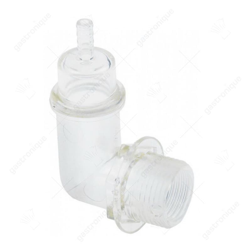 luchtkamer L 46mm B 35mm H 72mm draad 3/4" slang ø 5,5mm kunststof - Image 1