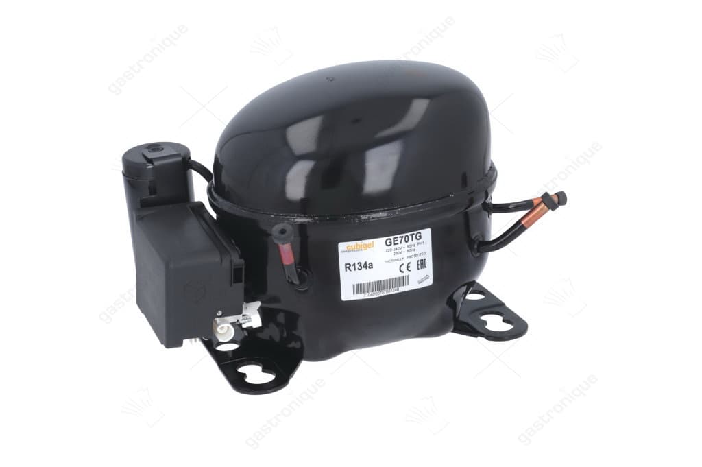 compressor koelmiddel R134a type GL80TB 220-240V 50Hz HMBP volledig hermetisch 9,5kg 1/5HP