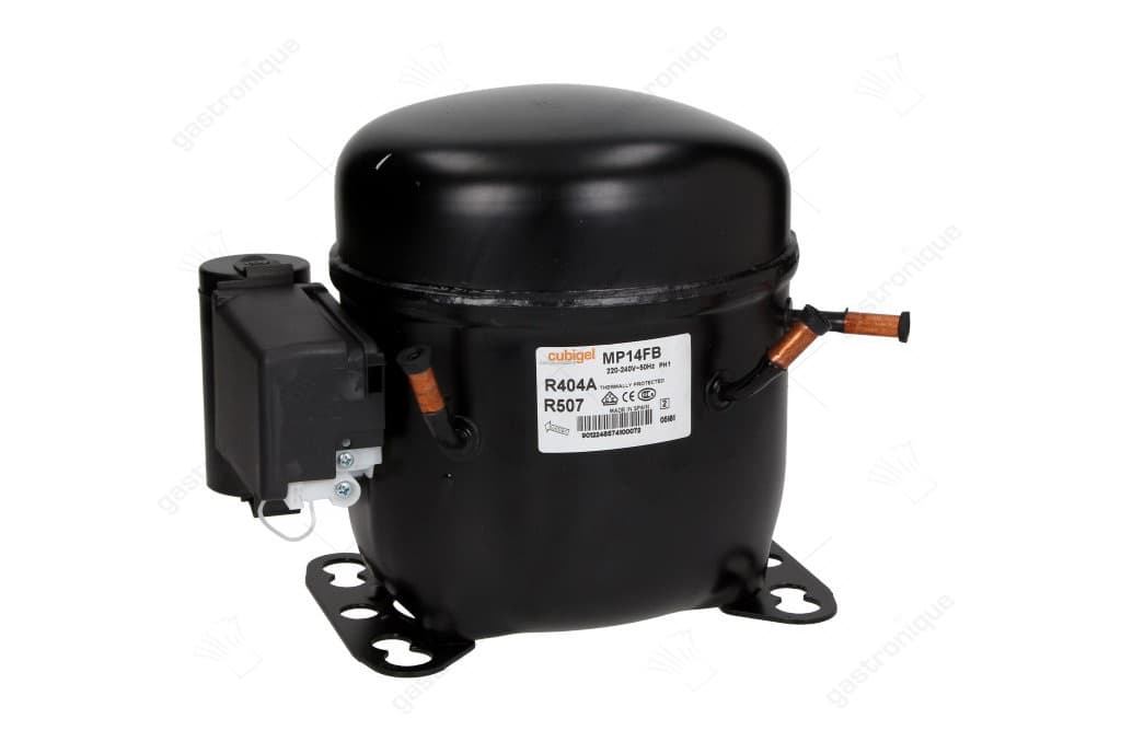 compressor koelmiddel R404a/R507 type MP14FB 220-240V 50Hz LBP volledig hermetisch 13,9kg 1/2HP - Image 1