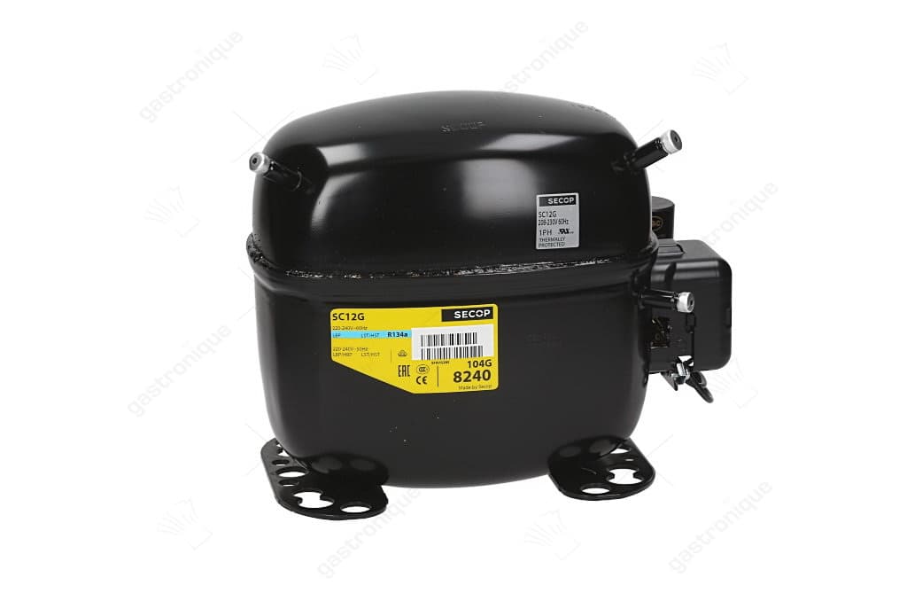 compressor koelmiddel R134a type SC12G 220-240V 50/60Hz HMBP volledig hermetisch 12,6kg 1/3HP