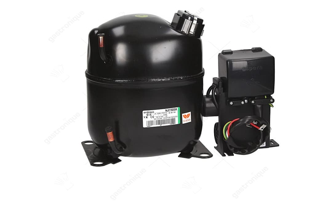 compressor koelmiddel R404A type 1 1/4HP cilinderinhoud 26,1cm³ CSR 220-240V H 276mm 2366W