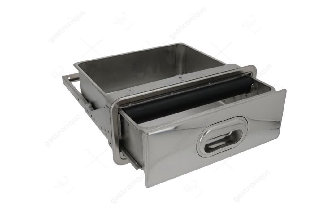 uitklopbak B 320mm D 370mm H 105mm inbouwmaat 350x405x130mm met afklopstang - Image 1