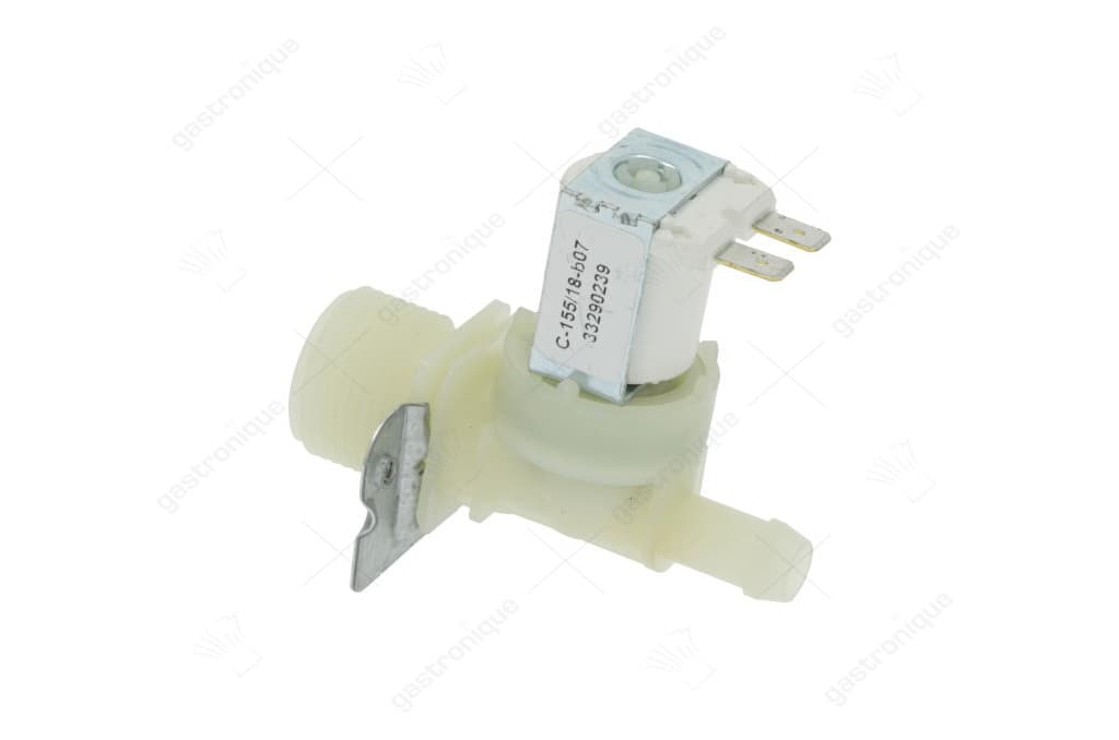 magneetventiel enkel recht kunststof ingang 3/4" 230VAC TP p max. 10 bar uitgang 11,5mm DN10