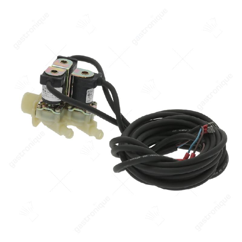 magneetventiel drievoudig recht 230VAC ingang 3/4" uitgang DN10 t.max. 90°C inschakeltijd 100%