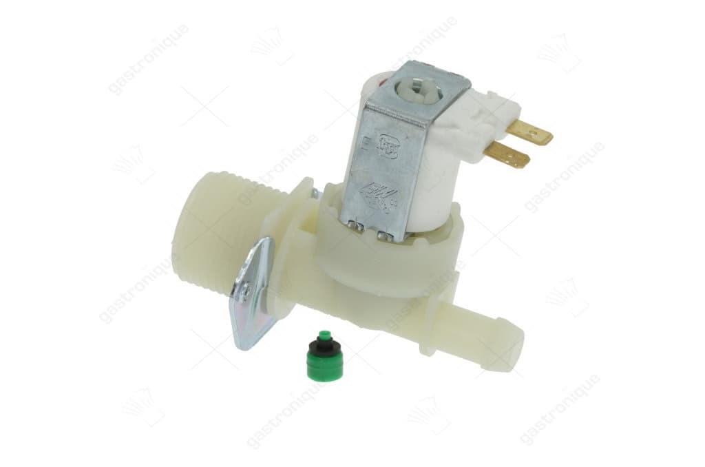 magneetventiel enkel recht 230VAC ingang 3/4" uitgang 11,5mm uitgang 0,25l/min DN10 t.max. 90°C