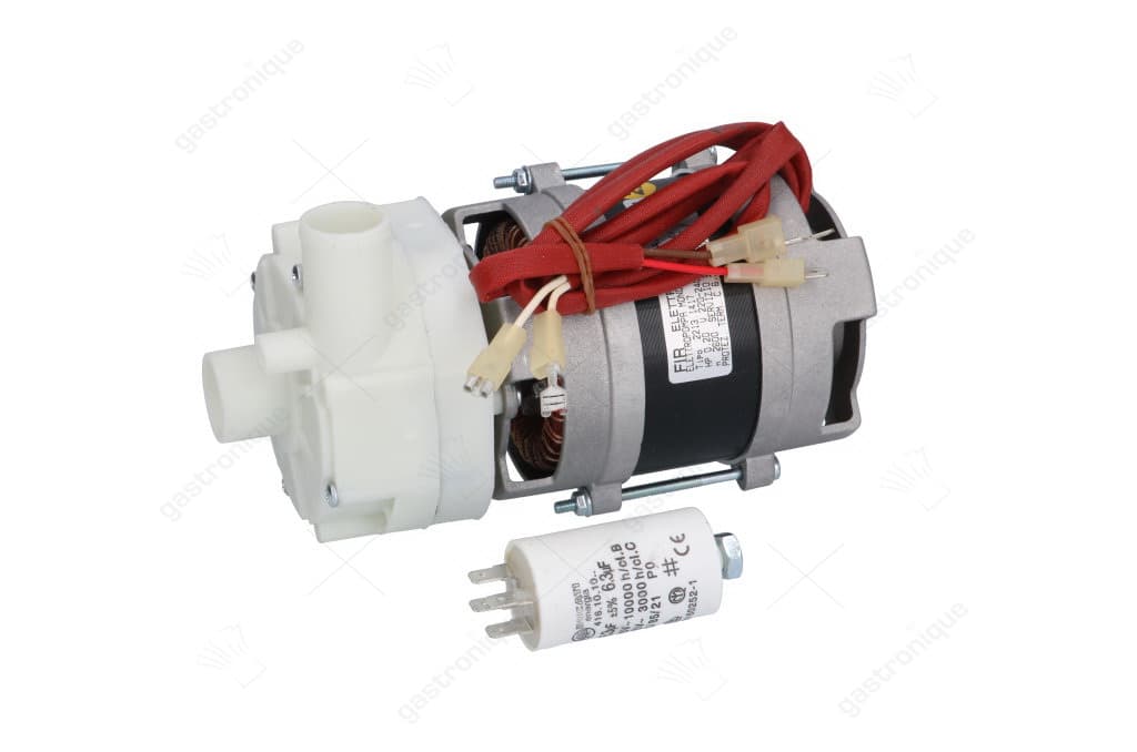 pomp ingang ø 28mm uitgang ø 26mm type 2213.1417 230V 50Hz fasen 1 0,15kW 0,2PS L 198mm