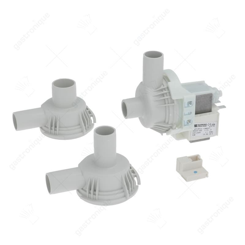 afvoerpomp 5-delig 30W 230V ingang ø 24/30mm uitgang ø 24mm 50Hz HANNING type DPS25-040