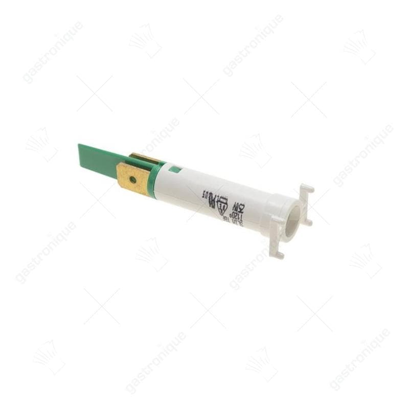 signaallamp 230V groen aansluiting vlaksteker 6,3mm zonder lens ø 6mm - Image 1