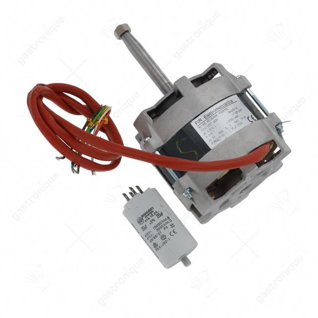 ventilatormotor 220-240V fasen 1 50Hz 0,37/0,07kW 0,1/0,5PS 1400/2700U/min snelheid 2 L1 123mm - Thumbnail 2