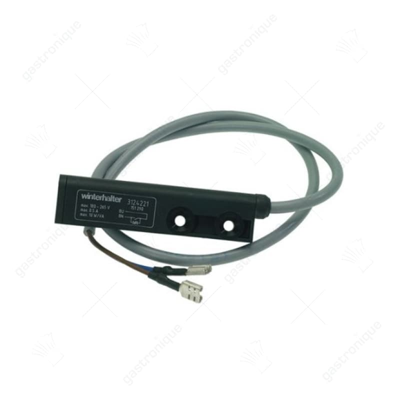 magneetschakelaar L 80mm B 20mm 1NO 180-265V 0,5A P max. 10W aansluiting vlaksteker 6,3mm