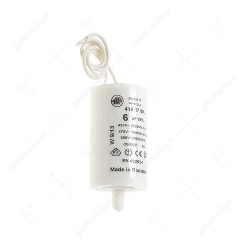 condensator 6µF 450V met kabel