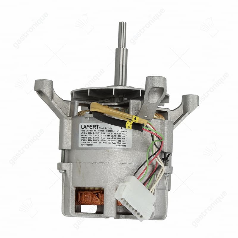ventilatormotor 230V fasen 1 50Hz 0,06/0,19kW 890/1395U/min lm/fb 80 4/6 - Image 1
