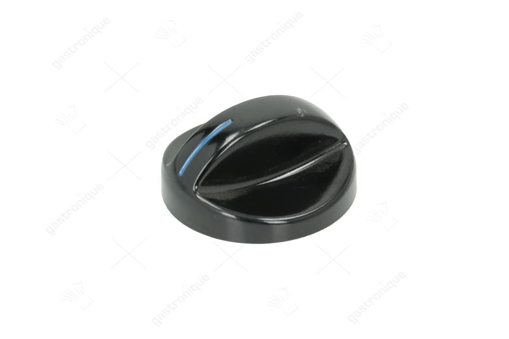 zwarte knop  ø 38 mm