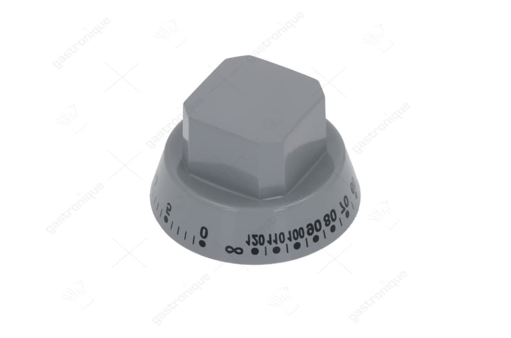 grijze knop ø 55 mm 0-120°c