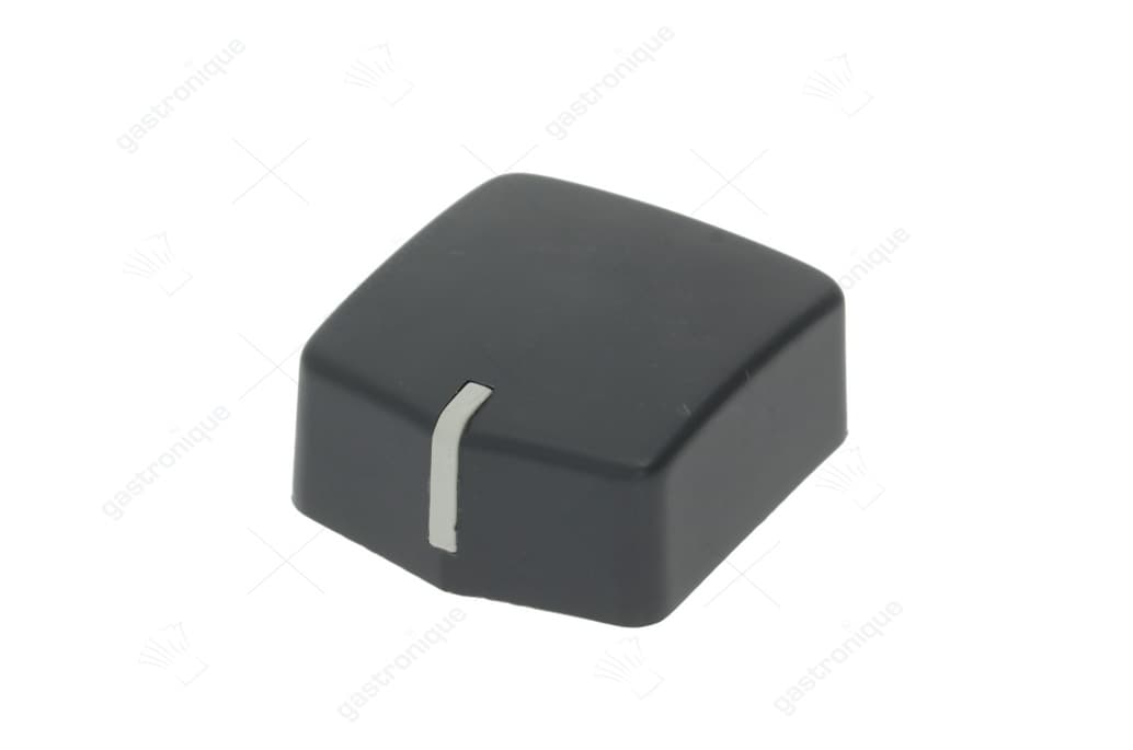 zwarte knop 46x51 mm