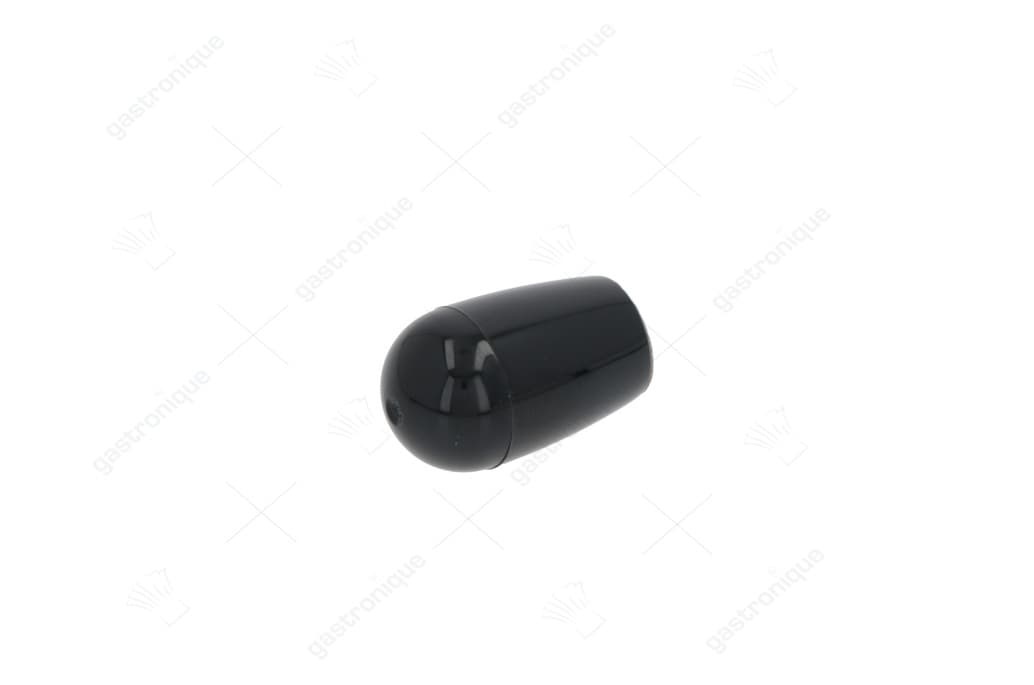 zwarte knop ø 16x25 mm