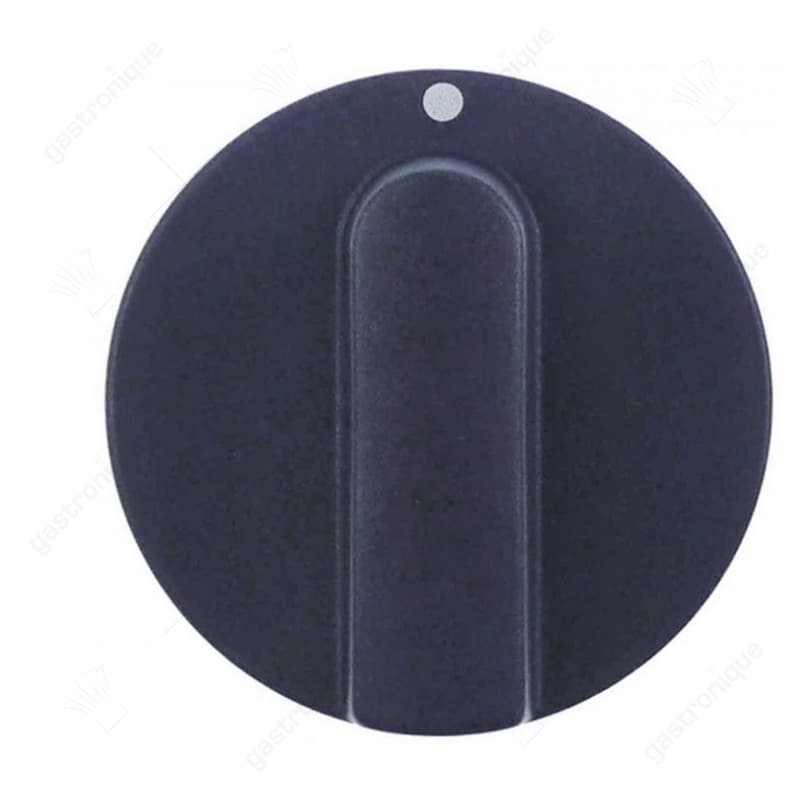 knop schakelaar nulstreep ø 52mm as ø 6x4,6mm afvlakking boven blauw