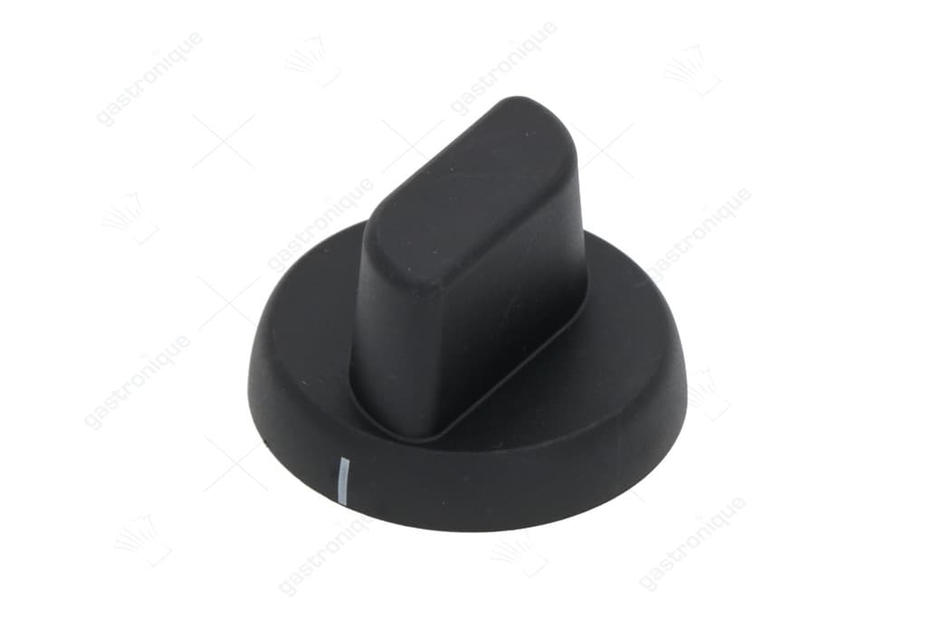 zwarte knop ø 50 mm