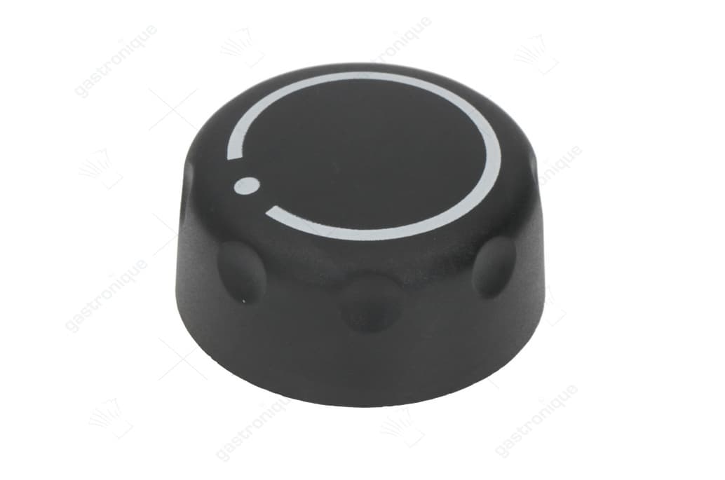 zwarte knop ø 50 mm