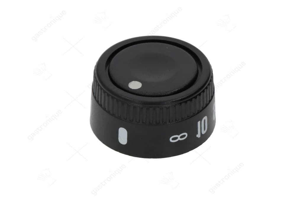 knob black ø 39 mm 1-10