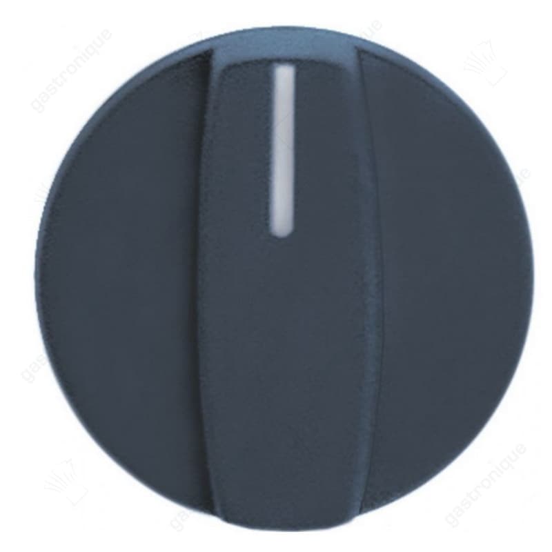 knop schakelaar nulstreep ø 42mm as ø 6x4,6mm afvlakking boven blauw