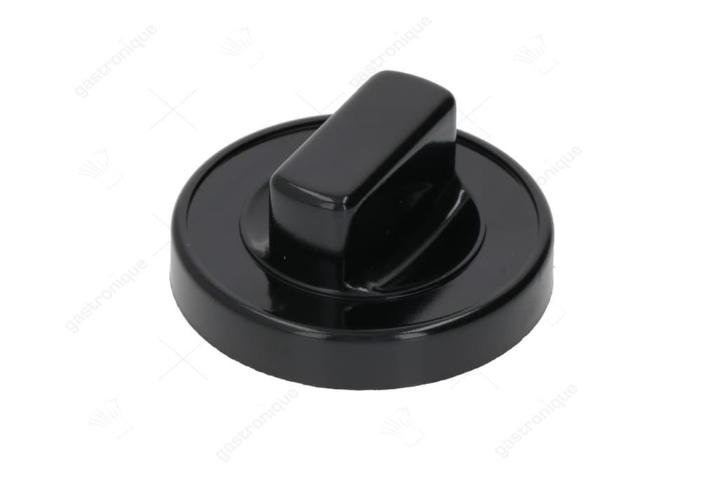 zwarte knop ø 70 mm universeel