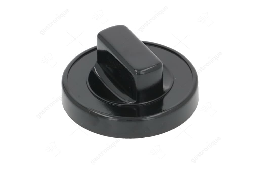 zwarte knop ø 70 mm universeel