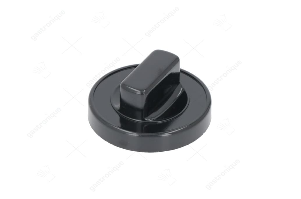 zwarte knop ø 70 mm universeel