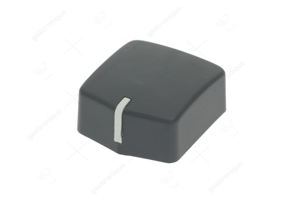 zwarte knop 46x51 mm