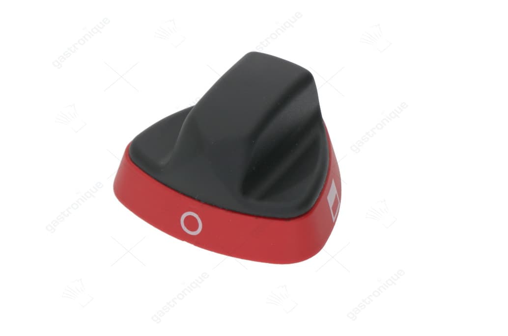 zwarte knop-rood bedrukt - Image 1