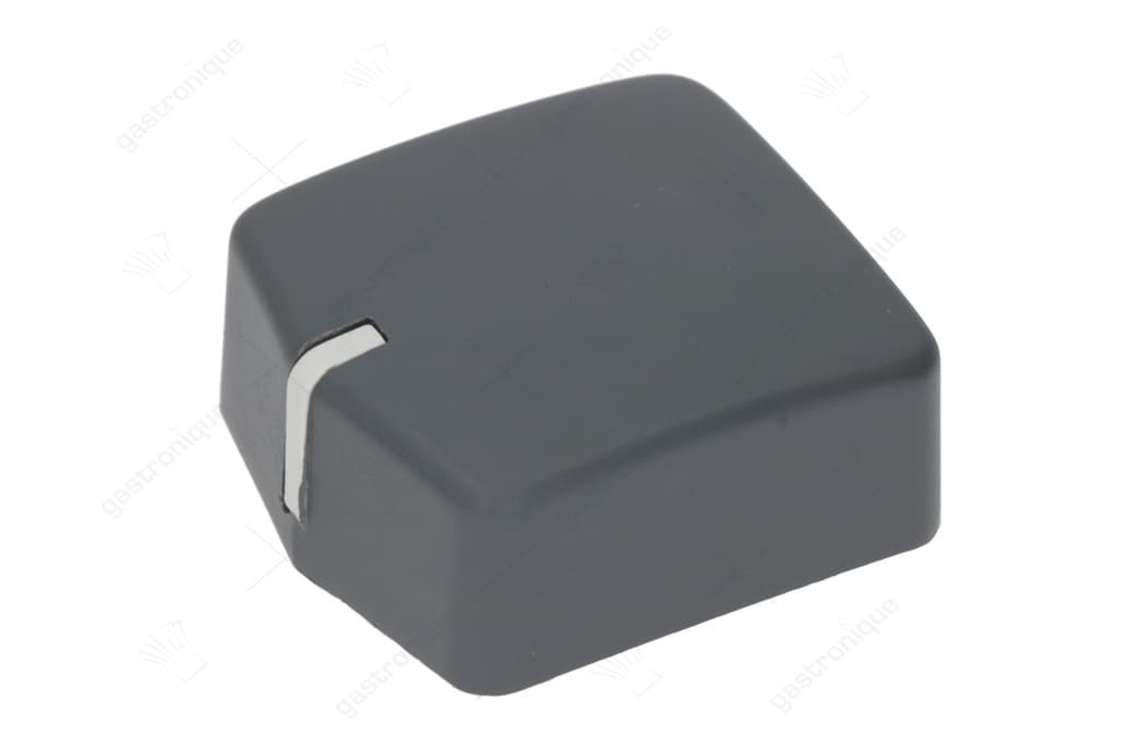 zwarte knop 46x51 mm