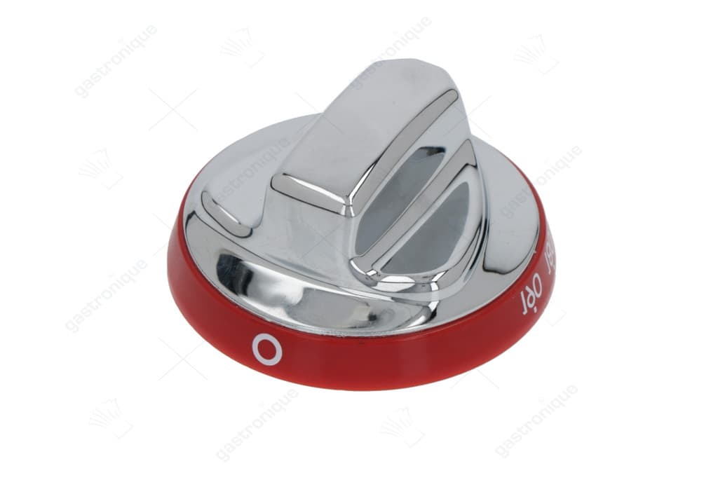 zilveren knop-rood ø 72 mm 110-190°c - Image 1