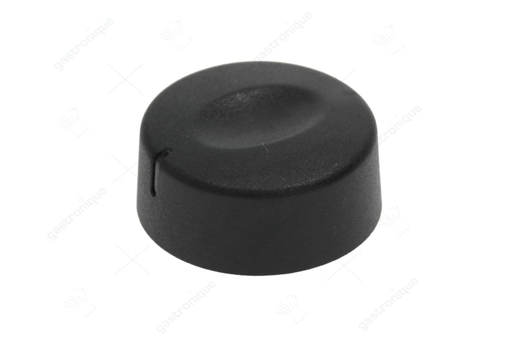 zwarte knop ø 41 mm met index