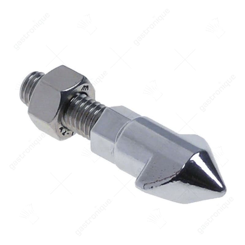 tegenstuk met pin 1-stand type SL24 L 31,5mm B 12mm H 19,5mm totale lengte 52mm draad M8x1,25