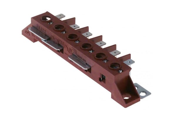 kroonsteen 6 polig fv122/b 40a 600v - Thumbnail 2