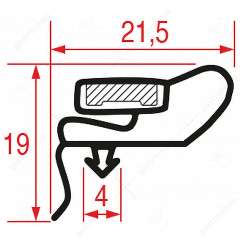 DEURRUBBER 1780x725 mm - Image 1