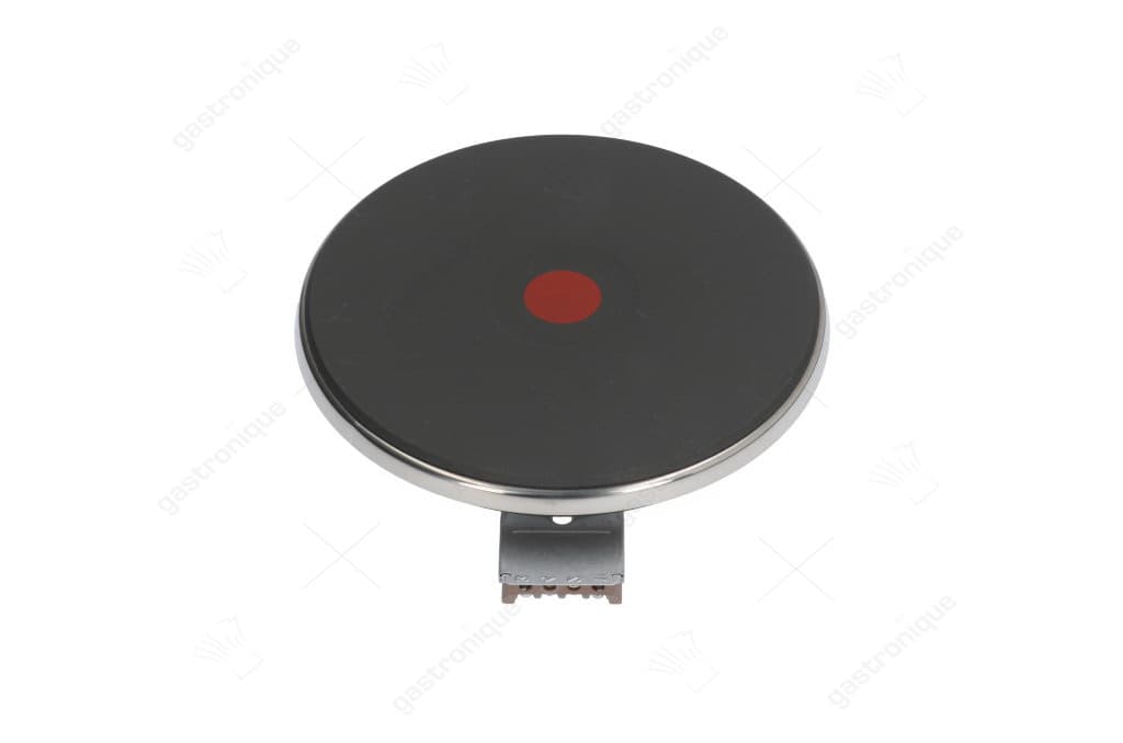 kookplaat ø 180mm 2000W 400V aansluiting 4 schroefklemmen met 8mm oversteekrand