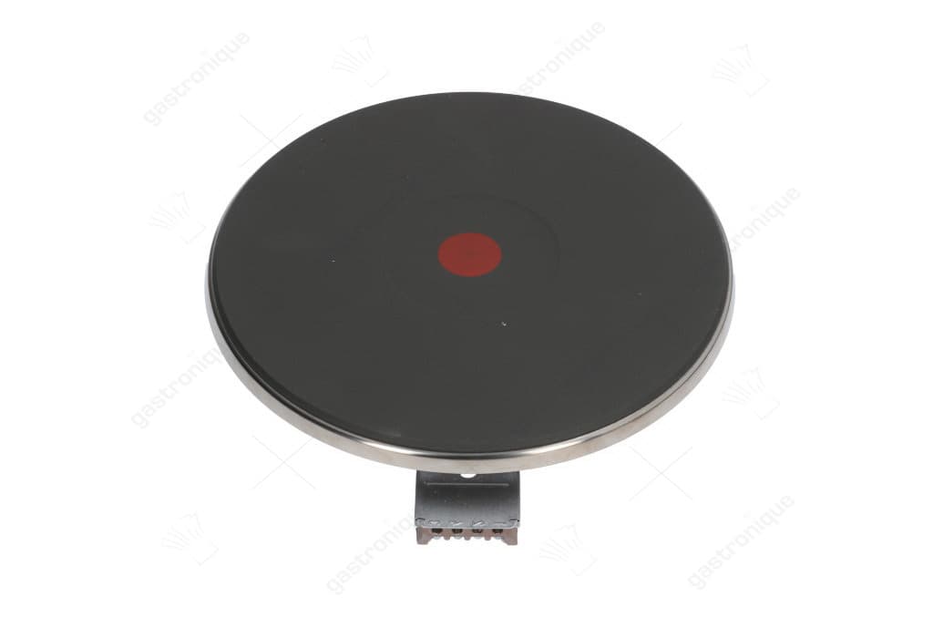 kookplaat ø 220mm 2600W 230V aansluiting 4 schroefklemmen met 8mm oversteekrand - Image 1