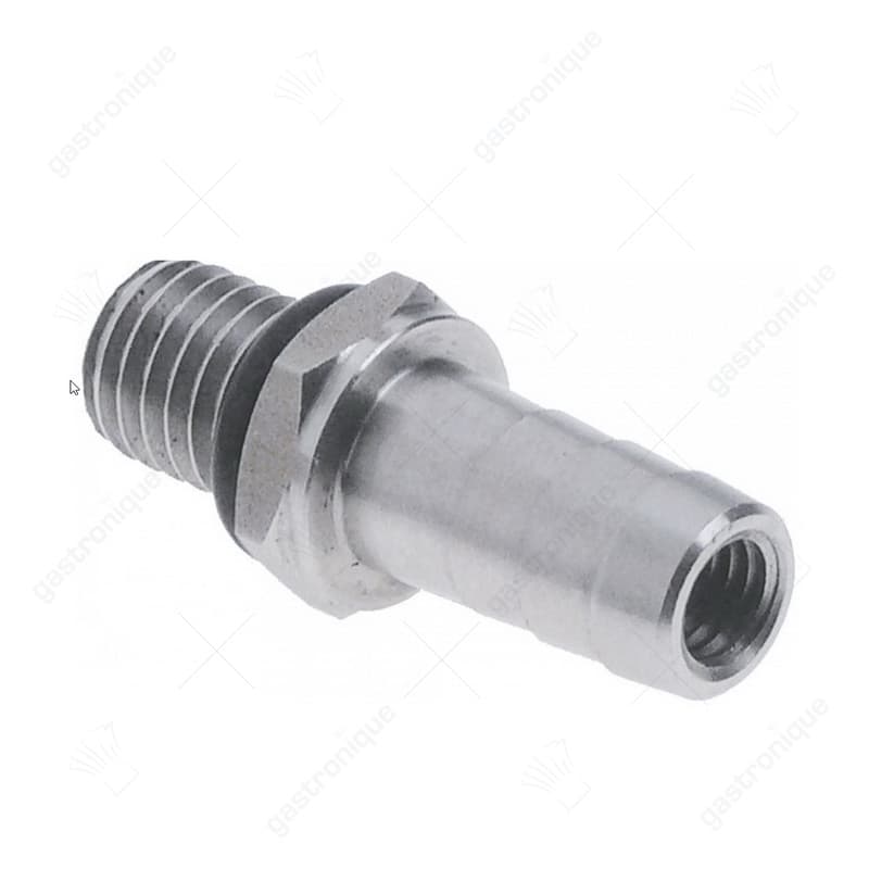 slangaansluiting draad M12x1,75 tule ø 12mm tule lengte 23mm SB 17 totale lengte 43mm