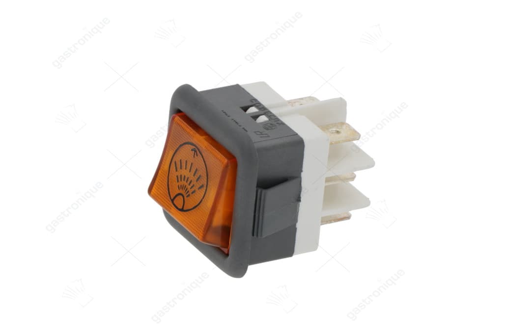 drukschakelaar oranje " naspoel" - Image 1