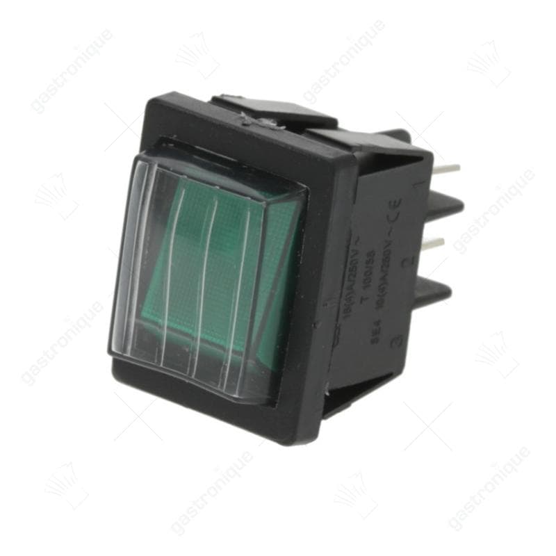 schakelaar 2 polig groen 16a 250v - Image 1