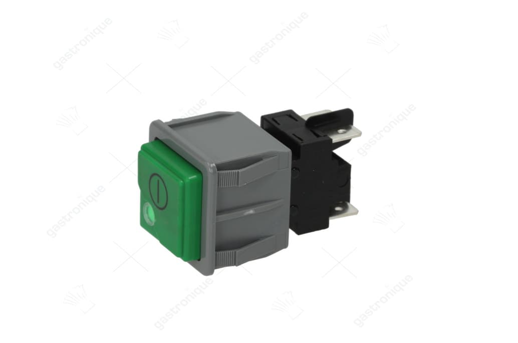 schakelaar 2 polig groen 16a 250v