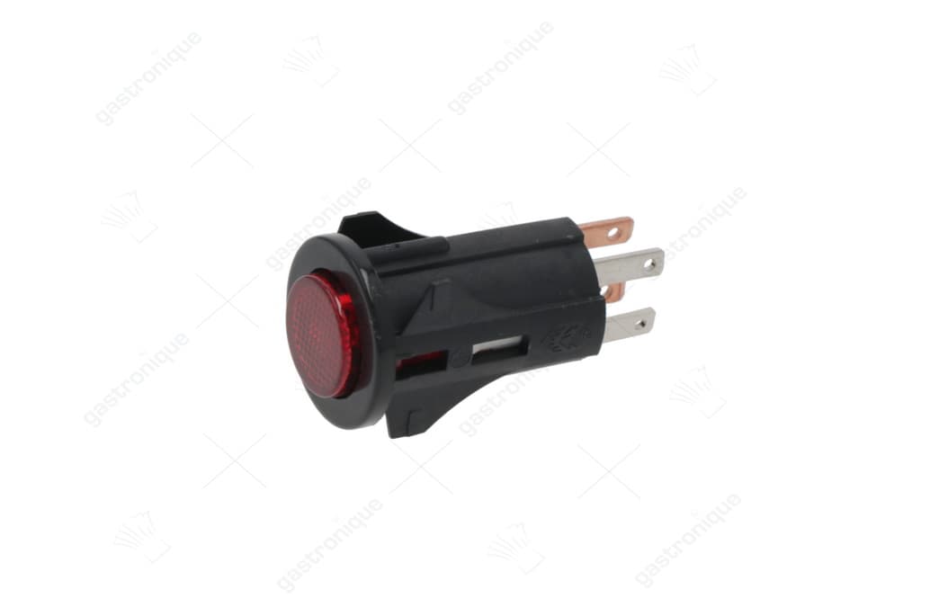 drukschakkelaar 2-polig rood 3a 250v