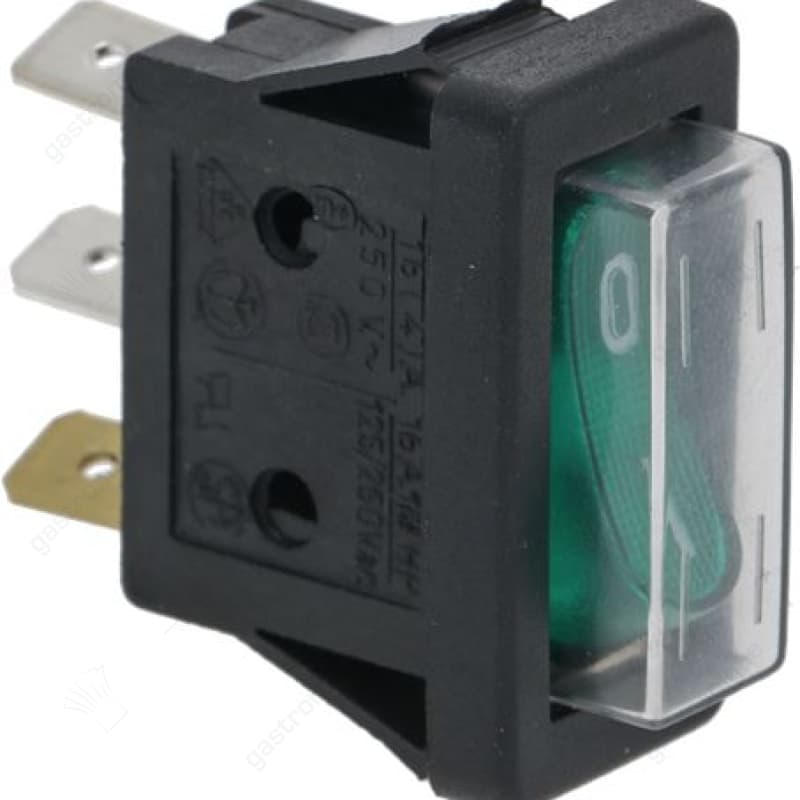 SWITCH 3-POLES GREEN 16A 250V