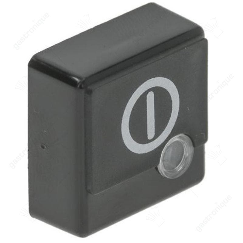 druktaster grootte 23x23mm zwart hoofdschakelaar met lens