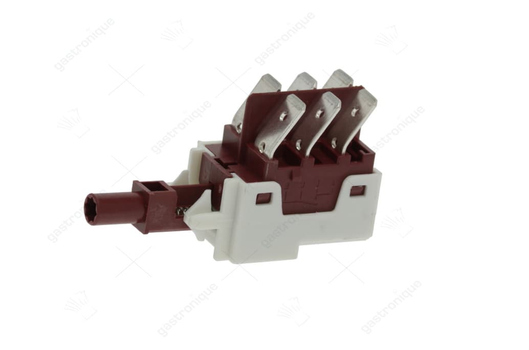 schakelelement 2CO 250V 16A aansluiting vlaksteker 6,3mm