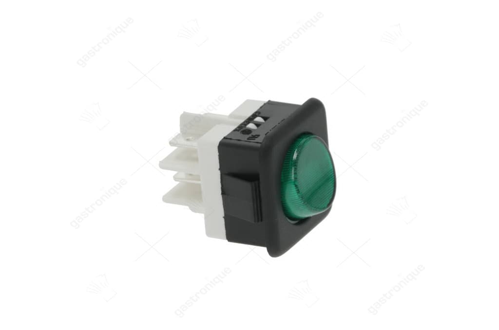 2 polige wipschakelaar groen 16a 250v